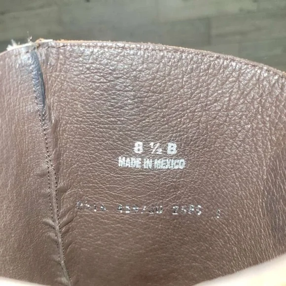 Women’s Old Gringo Palau Western Brown Leather Harness Campus Boots Size 8.5 B - Picture 10 of 12